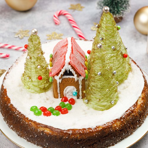 Christmas Tree Cake Cheesecake Recipe