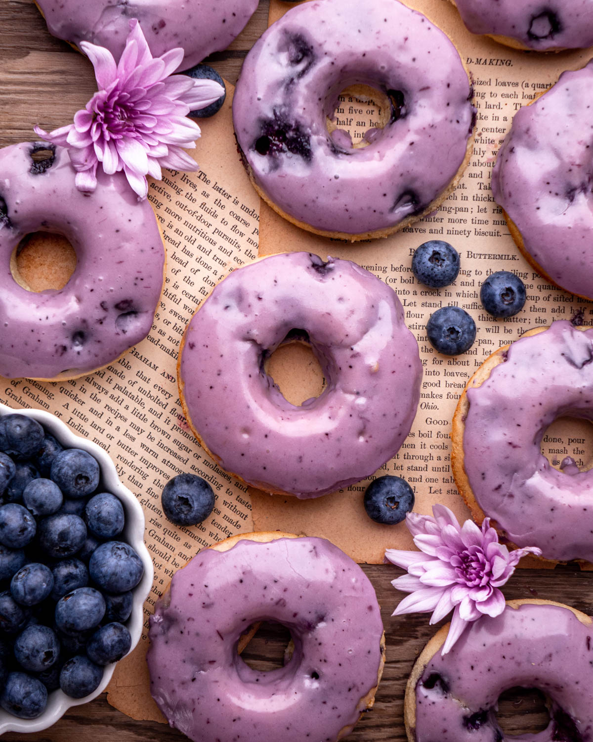 Blueberry Donut Cake Recipe