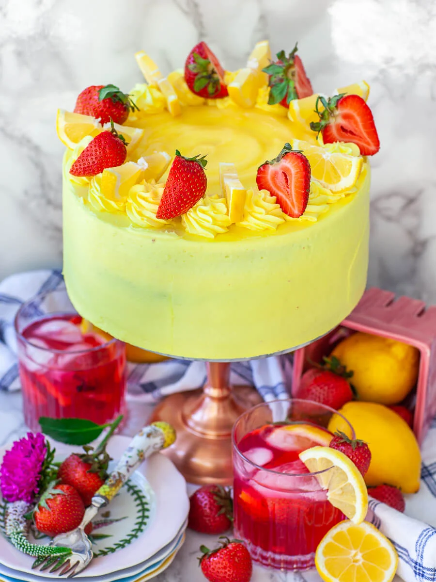 Lemonade Layer Cake Recipe