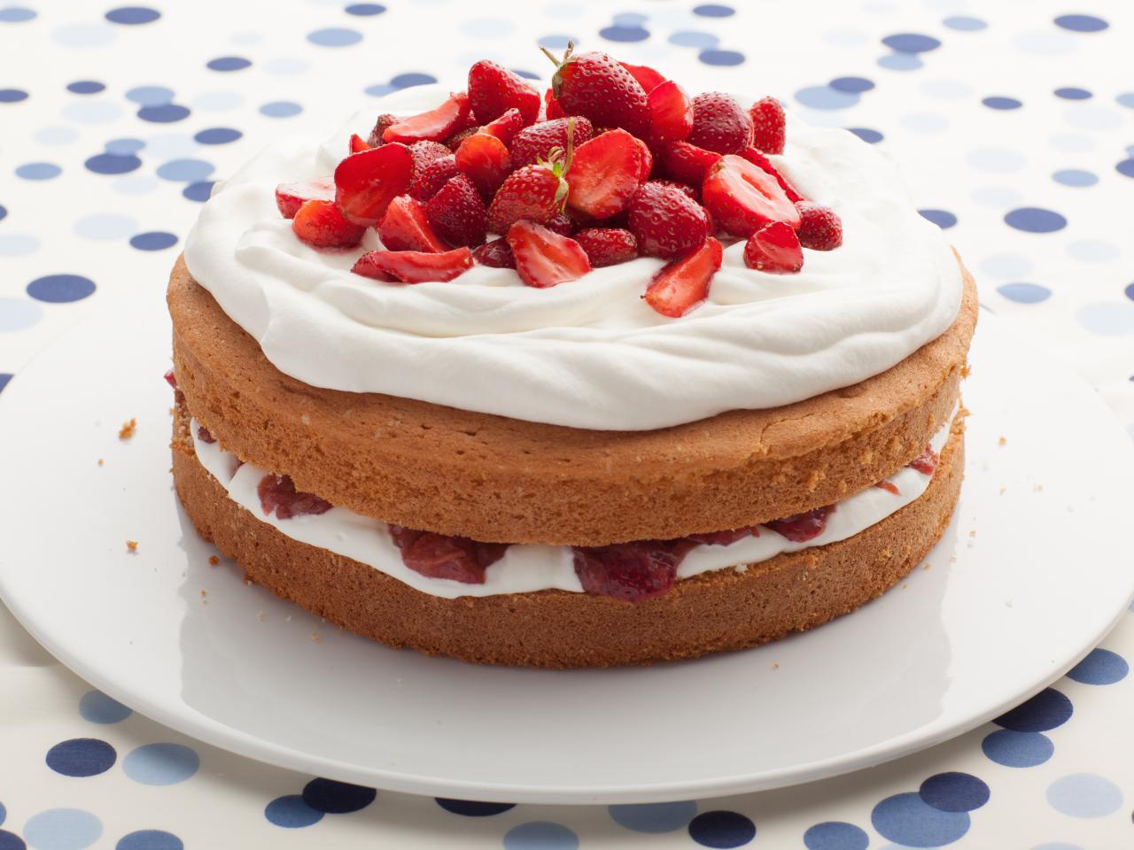 Strawberry Rhubarb Recipes Cake