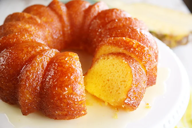 Pineapple Juice Cake Recipe