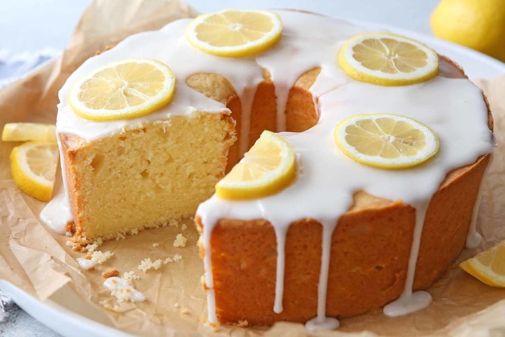 Lemon Pound Cake With Cream Cheese Recipe